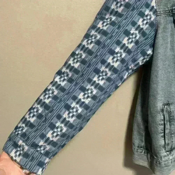 Kensie Vintage LUXE Jean jacket XL NWT - Picture 3 of 6